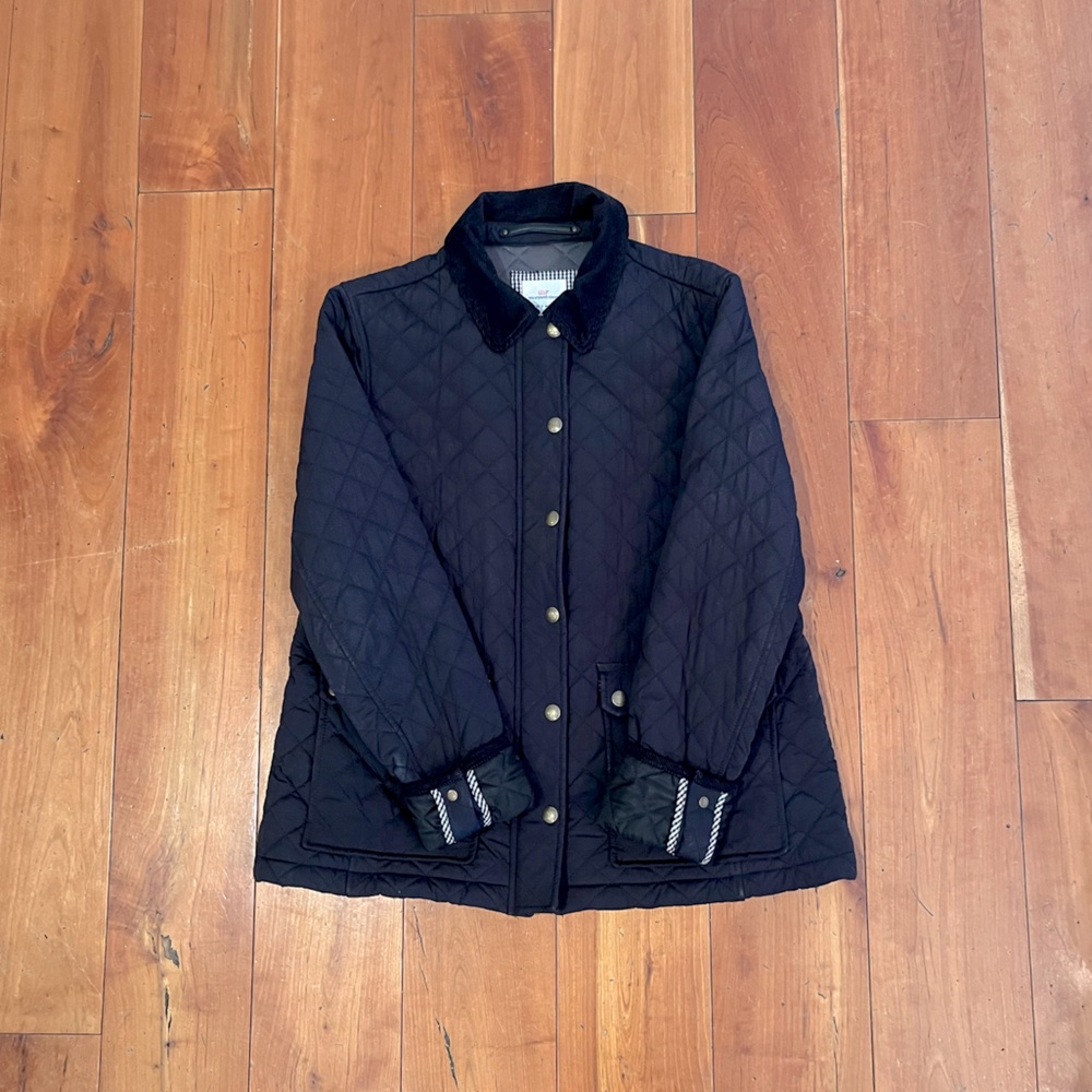 Vineyard Vines Quilted Jacket (Navy)
